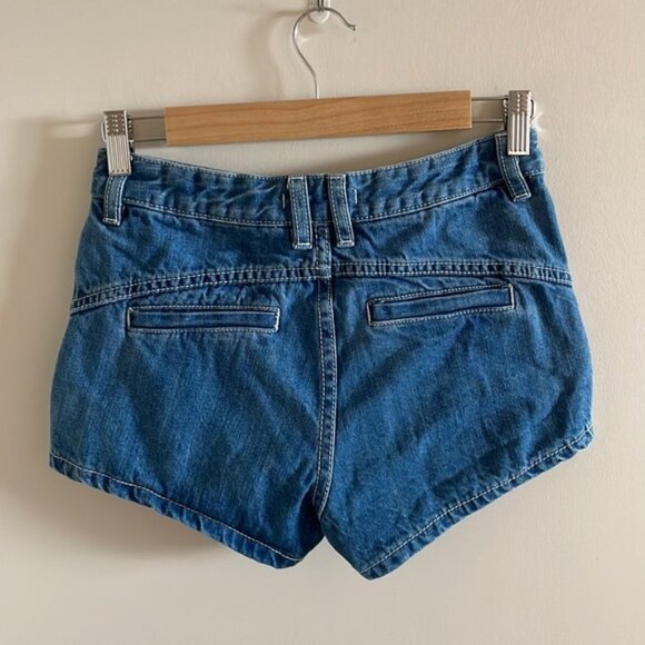 Free People Sweet Surrender Denim Shorts Size 24 - Picture 7 of 9